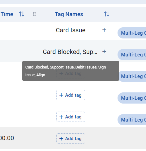 Tag Names tooltip with full tag list