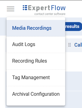 Tag Management in the navigation menu